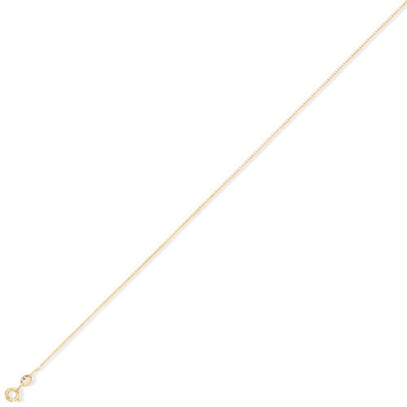9ct Gold Box Link 18 inch Chain