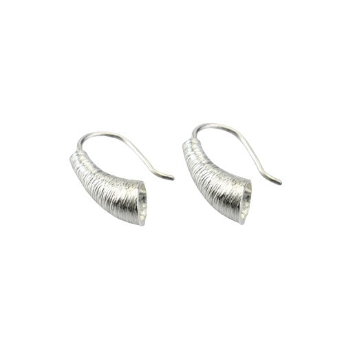 Martina Hamilton Croi Sliogan Drop Silver Earrings