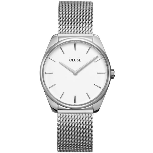 Cluse Feroce Silver Mesh 36mm Ladies Watch CW0101212001 Bannon Jewellers