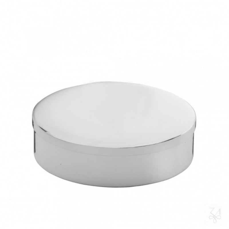 Sterling Silver Round Box 3.5cm