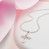 Molly Brown Cherish Pearl Cross Necklace MB241-03