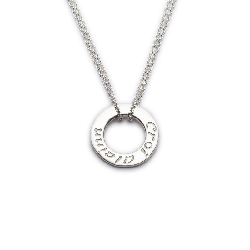 Enibas Croí Álainn Silver Mini Necklace BH2S