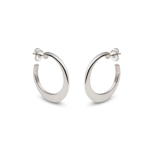 Maureen Lynch Circle of Dreams Small Sterling Silver Hoop Earrings DL13B.S