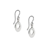 Maureen Lynch Circle of Dreams Silver Drop Earrings DL21