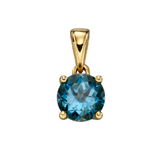 9ct Gold December Birthstone Pendant