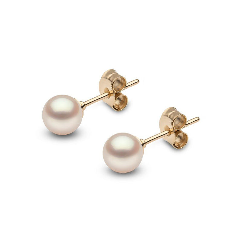 9ct Gold Cultured 5mm Pearl Stud Earrings