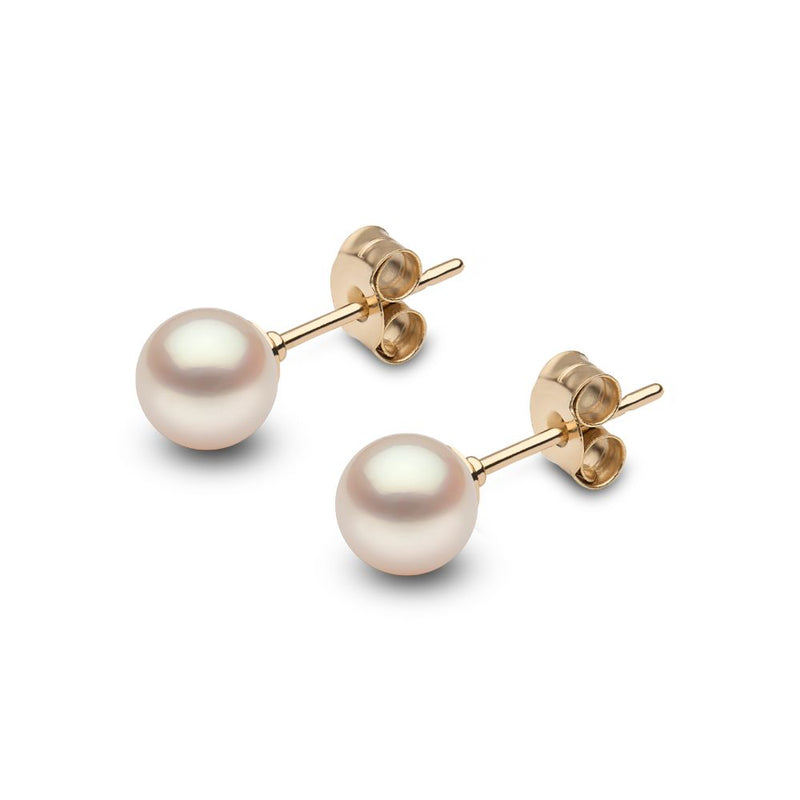 9ct Gold Cultured 5.5mm Pearl Stud Earrings