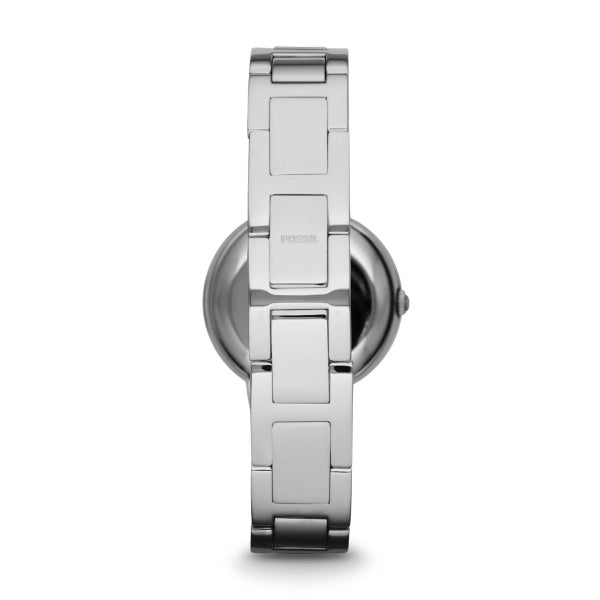 Fossil Virginia Quartz Silver Steel 30mm Ladies Watch ES3282