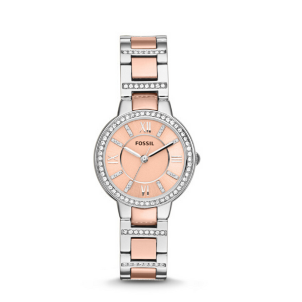 Ladies Two-Tone Fossil Virginia Watch ES3405