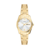 Fossil Scarlette Gold Steel 32mm Ladies Watch ES5199