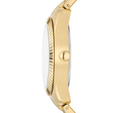 Fossil Scarlette Quartz Gold Steel 32mm Ladies Watch ES5199