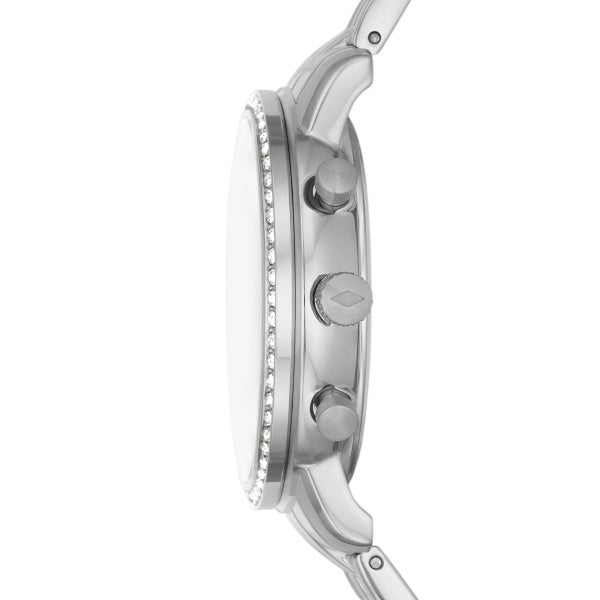 Fossil Neutra Quartz Silver Tone 36mm Ladies Watch ES5217