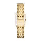 Fossil Raquel Quartz Gold Steel Silver Dial 23mm Ladies Watch ES5220