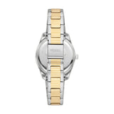 Fossil Scarlette Quartz 2 Tone Steel 32mm Ladies Watch ES5240