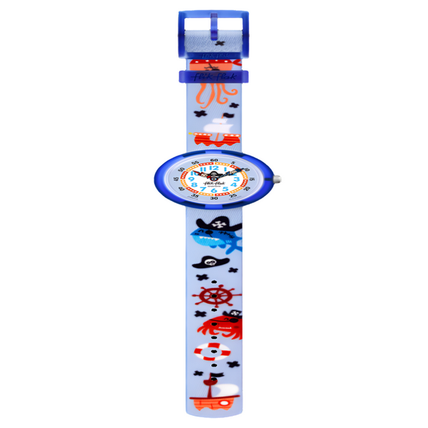 Swatch Flik Flak Ahoy Matey Quartz Watch PBNP178