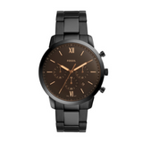 Fossil Neutro Chrono Black Steel Watch FS5525