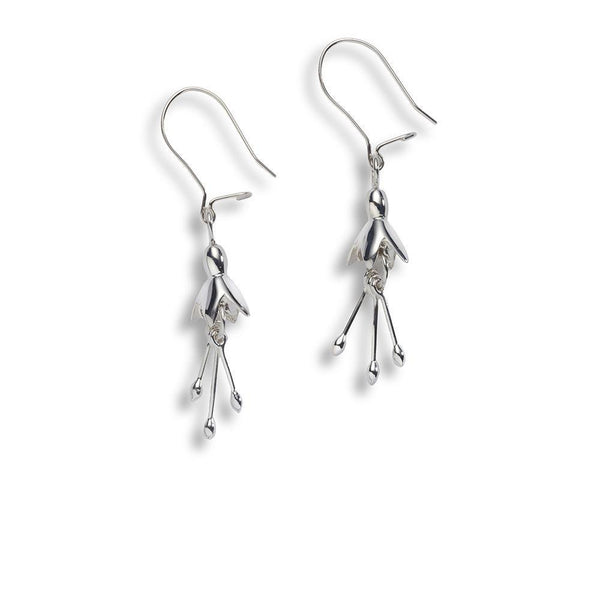 Fuchsia Small Silver Earrings Bannon Jewellers