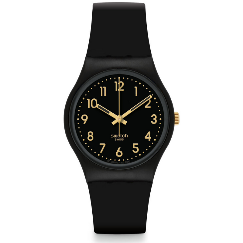 Swatch Golden Tac Quartz 34mm Watch SO28B113