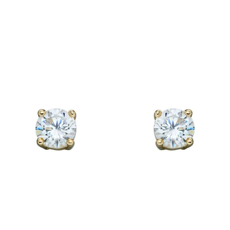 9ct Gold April Birthstone Earrings