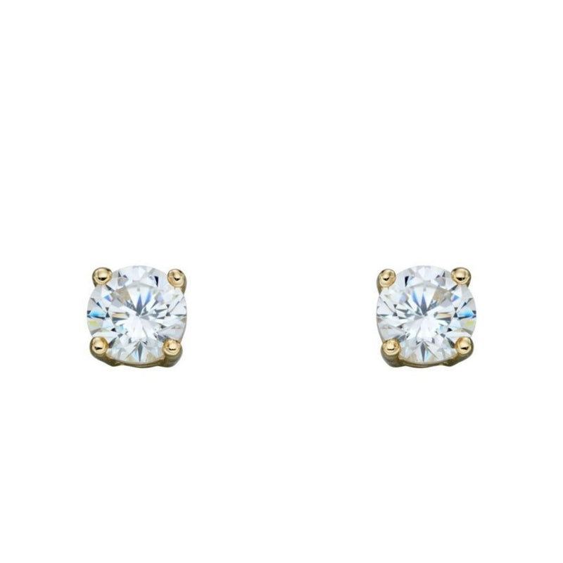 9ct Gold April Birthstone Earrings