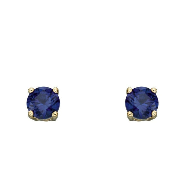 9ct Gold September Birthstone Earrings