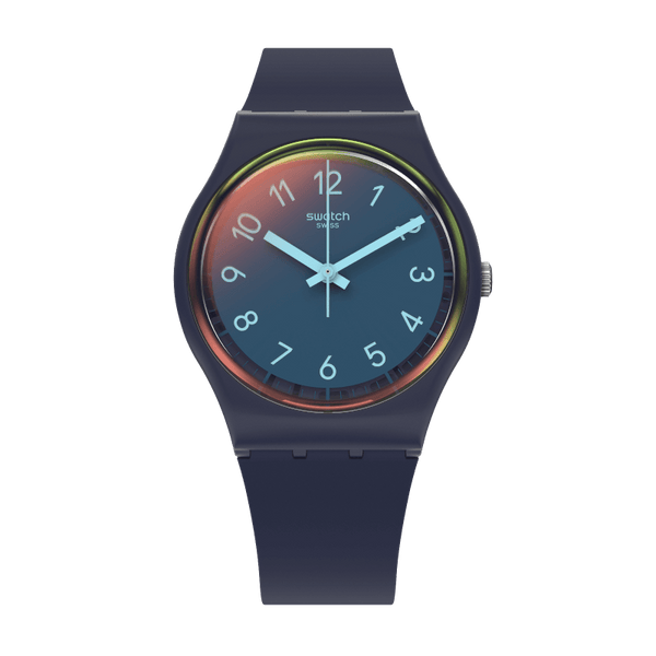 Swatch La Night Blue 34mm Quartz Watch GN274