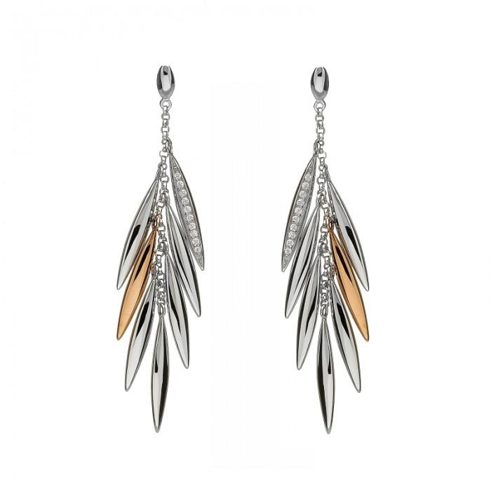 House of Lor Feather Drop Earrings H300031