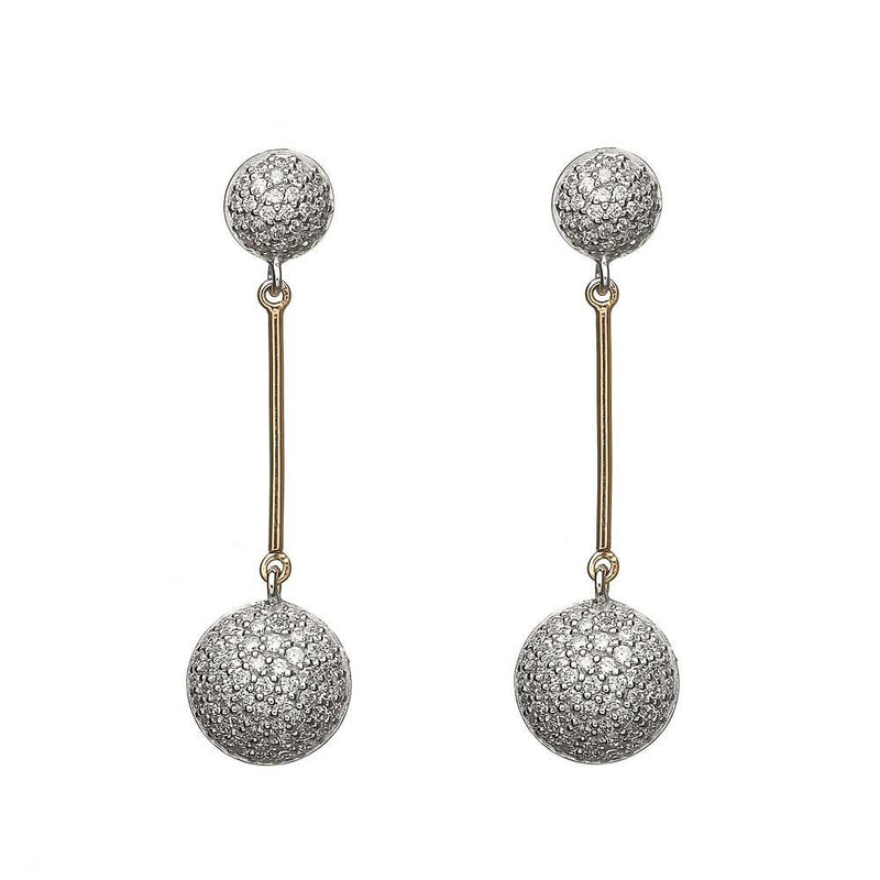 House of Lor Circle Drop Earrings H30004