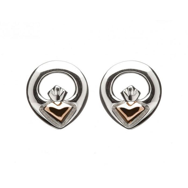 House of Lor Iconic Claddagh Stud Earrings H30014