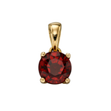 9ct Gold January Birthstone Pendant