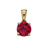 9ct Gold July Birthstone Pendant