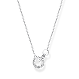 Thomas Sabo Silver Cubic Zirconia Forever Together Necklace KE1987-643-14