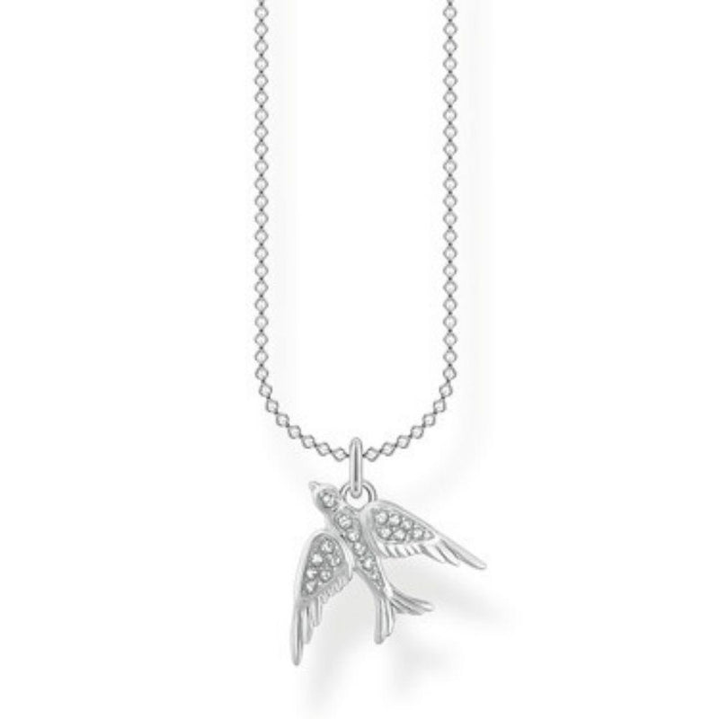 Thomas Sabo Happy Moments Silver Swallow Necklace