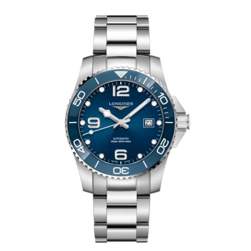 Longines HydroConquest Blue Automatic Mens Watch L37814966