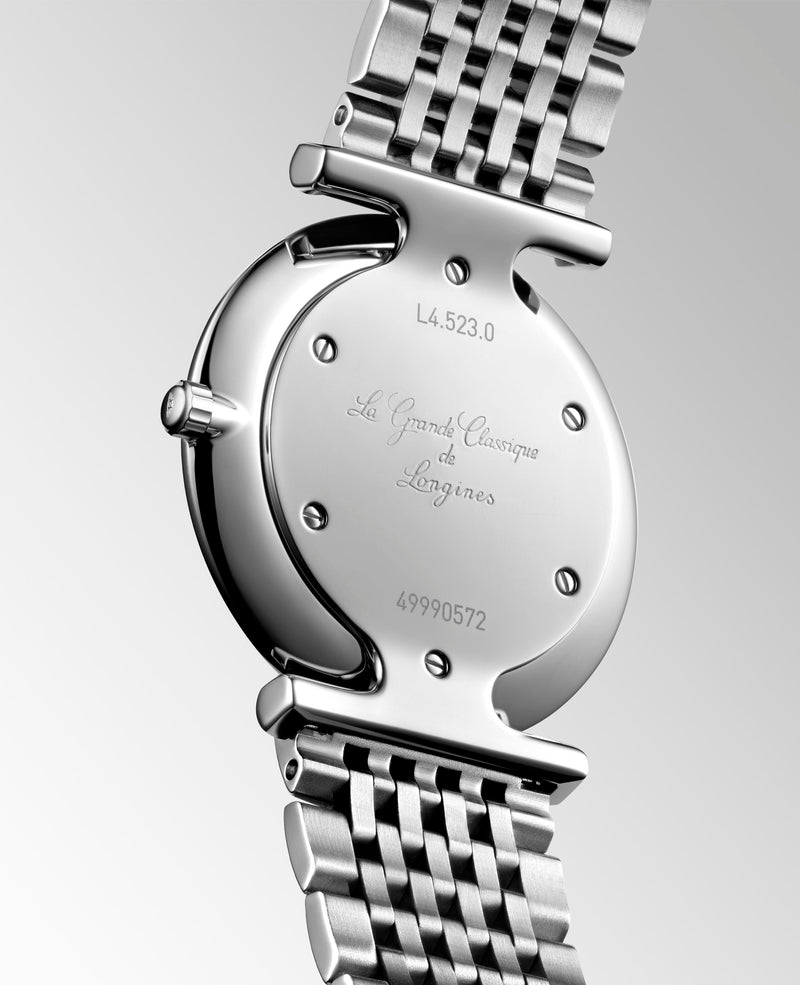 Longines La Grande Classique Quartz Silver Steel 29mm Diamond Ladies Watch L45230876