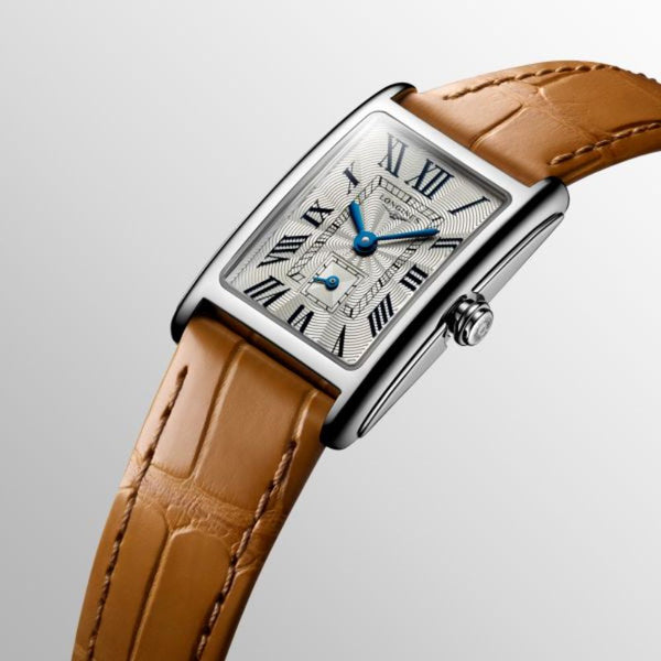 Longines DolceVita Quartz Beige Alligator Strap Ladies Watch L52554714