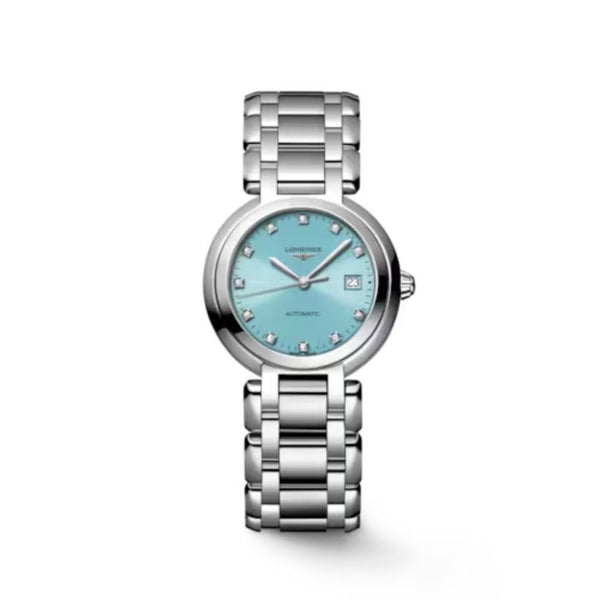 Longines PrimaLuna Automatic Blue Dial 30mm Diamond Watch L81134906