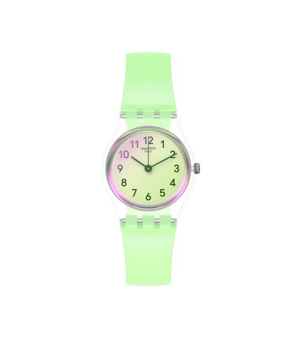 Swatch Casual Green Quartz 25mm Watch LK397