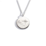 Enibas Light My Way Large Silver Diamond Necklace