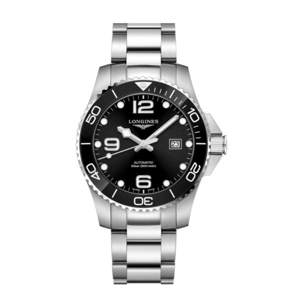 Longines Hydroconquest Black Ceramic 43mm Watch L37824566 