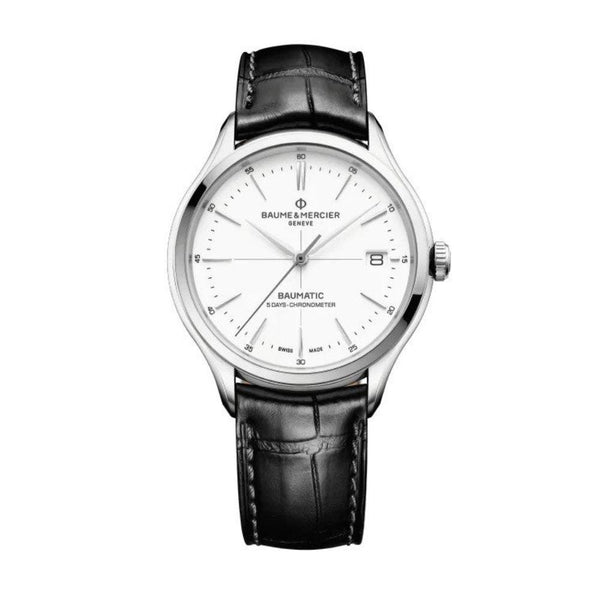Baume et Mercier Black Clifton 10518 Chronometer Automatic Watch