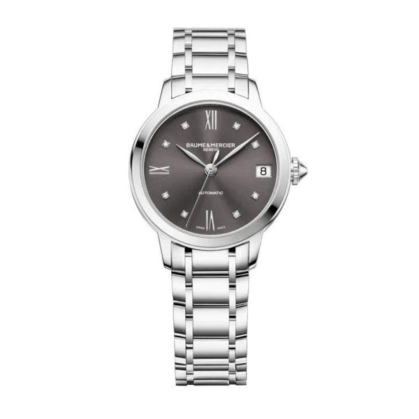 Ladies Classima 10610 Baume et Mercier Grey Diamond Dial Watch