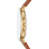 Michael Kors Pyper Gold Tone Leather 38mm Ladies Watch MK2740