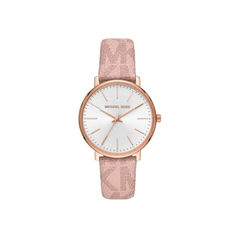 Michael Kors Pyper Blush Logo Strap Watch MK2859
