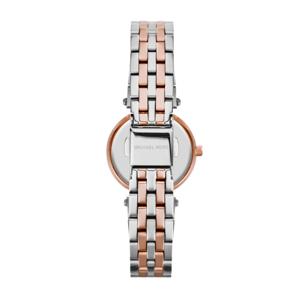 Michael Kors Darci Steel and Rose Gold 26mm Ladies Watch MK3298