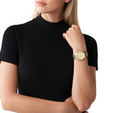 Michael Kors Ritz Quartz Gold Steel 37mm Ladies Watch MK6356
