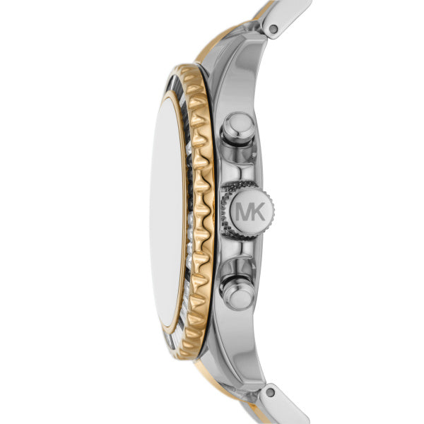 Michael Kors Lexington Quartz Two Tone Steel 42mm Watch MK7209