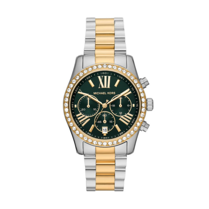 Michael Kors Lexington Quartz Two Tone Steel 38mm Ladies Watch MK7303
