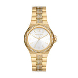 Michael Kors Lennon Quartz Gold Tone White Dial 37mm Ladies Watch MK7361