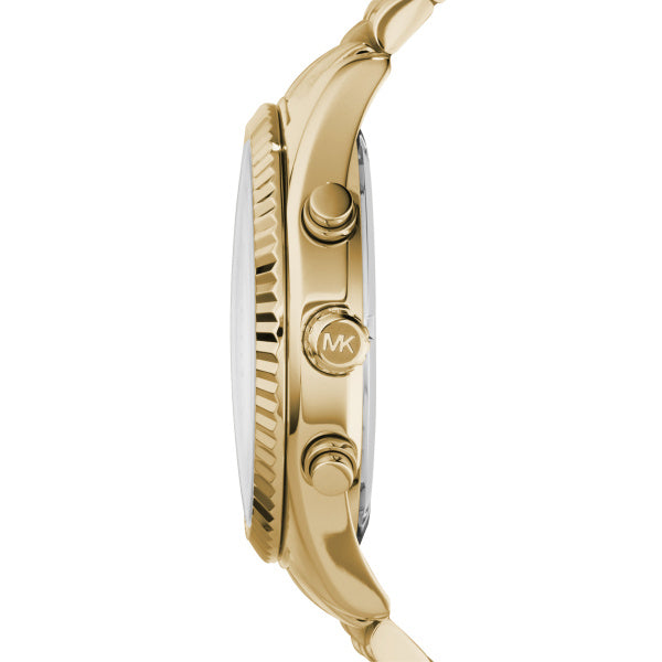 Michael Kors Lexington Quartz Gold Tone 44mm Watch MK8281